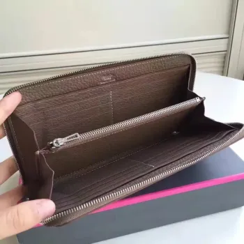 Hermes Etoupe Clemence Azap Zipová Peněženka