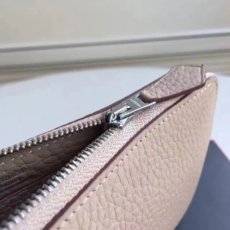 Hermes Grey Clemence Azap Zipová Peněženka