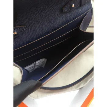 Hermes Sapphire Clic 16 Peněženka s popruhem