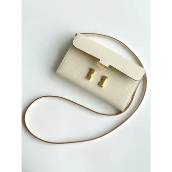 Hermes Constance To Go peněženka v Craie Epsom telecí kůži