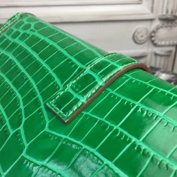 Hermes Jige Elan 29 Kabelka v kůži krokodýla Bambou