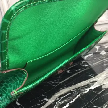 Hermes Jige Elan 29 Kabelka v kůži krokodýla Bambou