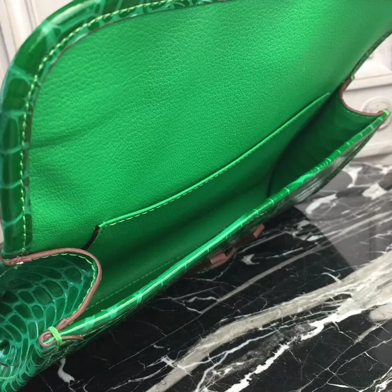 Hermes Jige Elan 29 Kabelka v kůži krokodýla Bambou