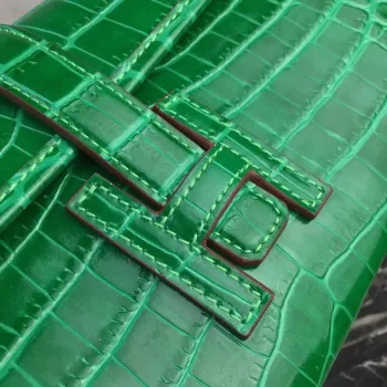 Hermes Jige Elan 29 Kabelka v kůži krokodýla Bambou