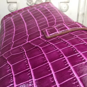 Hermes Jige Elan 29 Kabelka v růžové krokodýlí kůži