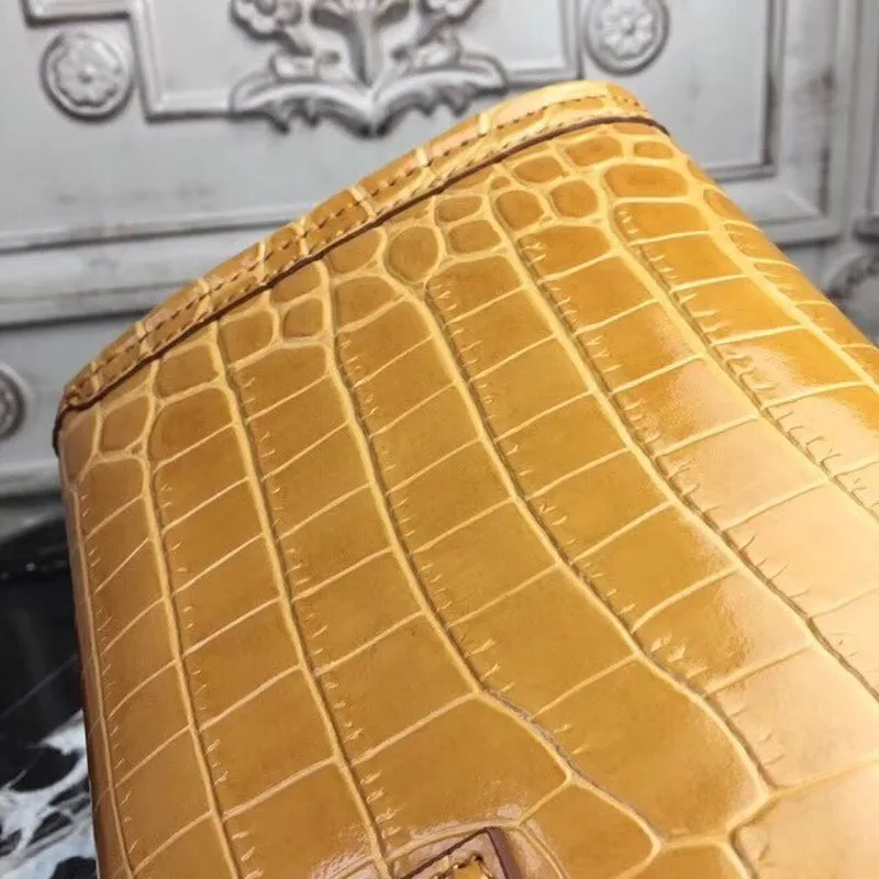 Hermes Jige Elan 29 Kabelka z krokodýlí kůže v barvě camarel