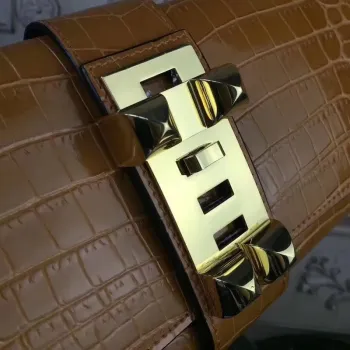 Kabelka Hermes Medor v kůži krokodýla Camarel