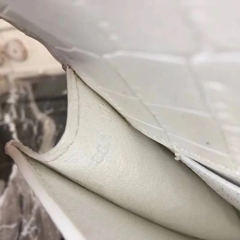 Kabelka Hermes Medor v bílé krokodýlí kůži